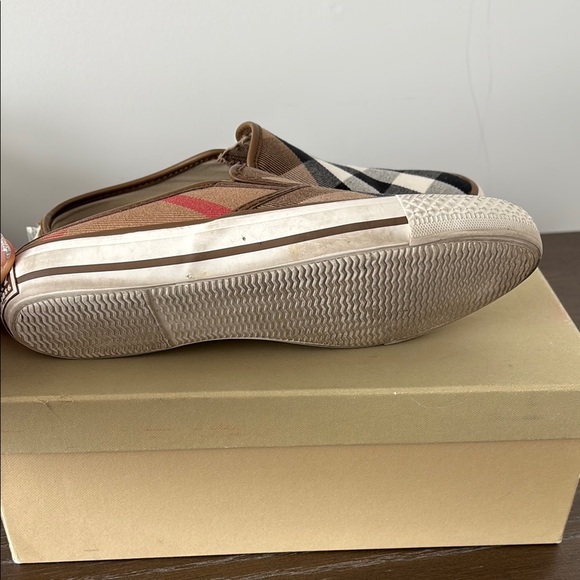 Burberry Brown and Black Mules - Picture 5 of 8